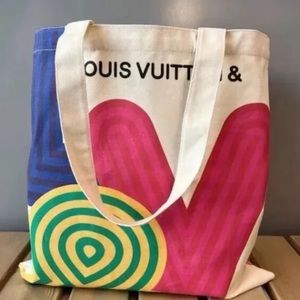 LOUIS VUITTON Limited Ed. Canvas Eco Tote Shinsen Exhibition NEW